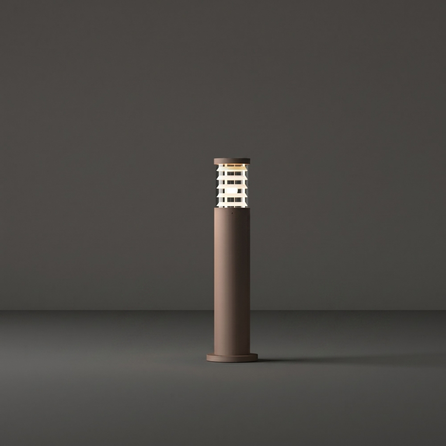 Ideal Lux - Zewnętrzna lampa TRONCO 1xE27/42W/230V 60 cm IP65 brązowa
