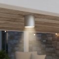 Ideal Lux - Zewnętrzna oprawa punktowa GUN 1xGU10/28W/230V śr. 11 cm IP55 szara