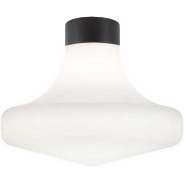 Ideal Lux - Zewnętrzna oprawa sufitowa CLIO 1xE27/42W/230V IP44 czarna