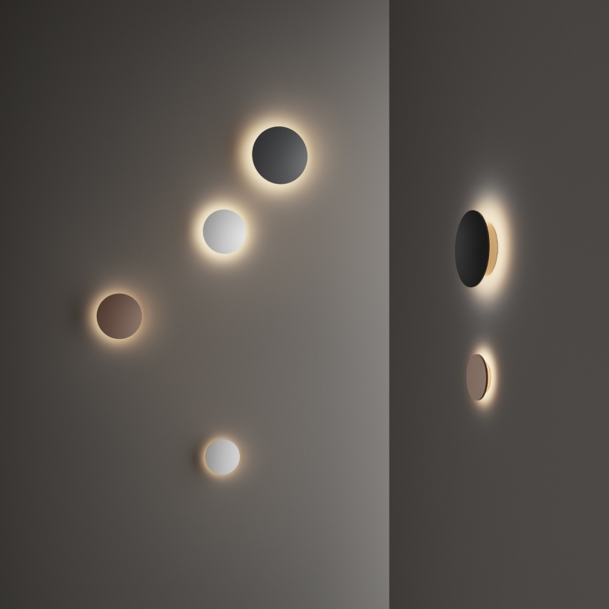 Ideal Lux - LED zewnętrzny kinkiet PUNTO LED/16W/230V CRI 90 średnica 30 cm IP54 brązowa