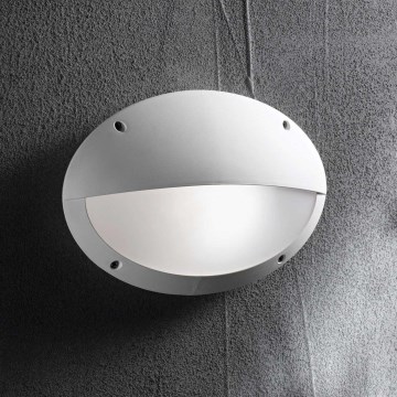 Ideal Lux - Zewnętrzny kinkiet POLAR 1xE27/23W/230V IP66 biały