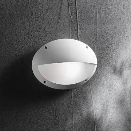 Ideal Lux - Zewnętrzny kinkiet POLAR 1xE27/23W/230V IP66 biały