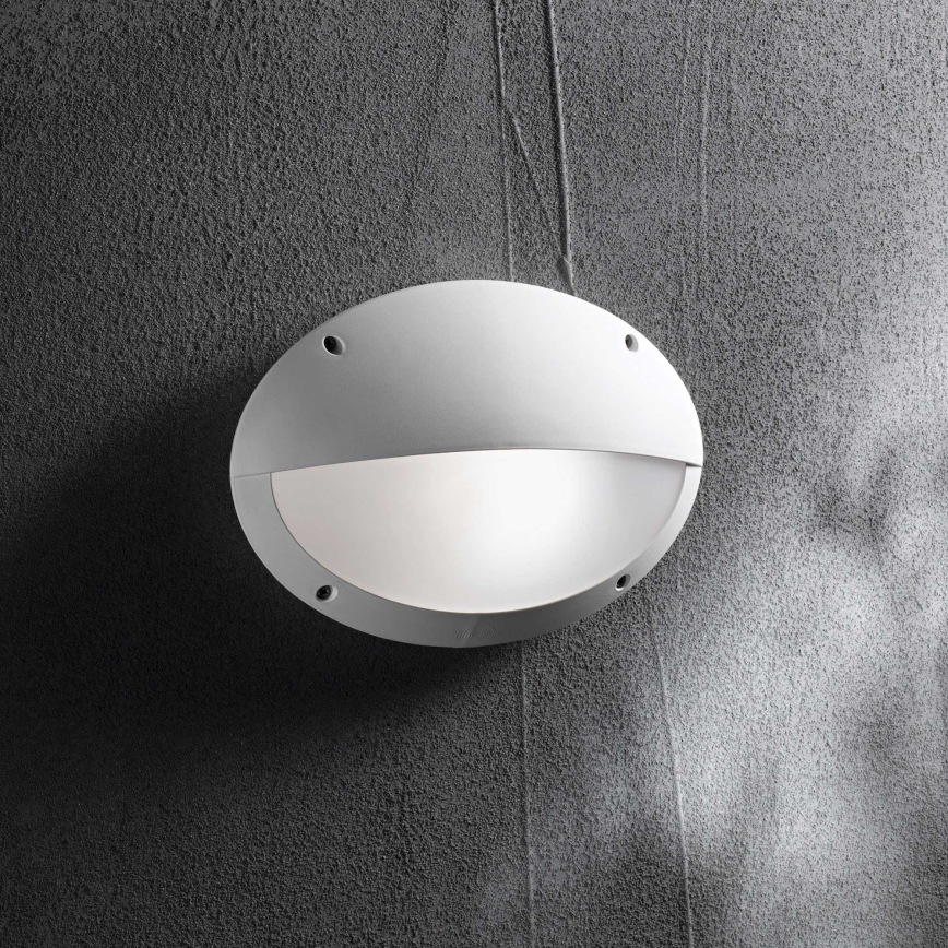 Ideal Lux - Zewnętrzny kinkiet POLAR 1xE27/23W/230V IP66 biały