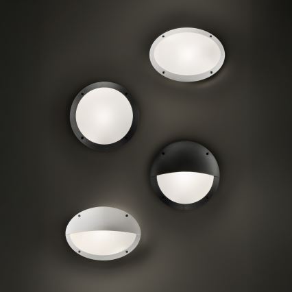 Ideal Lux - Zewnętrzny kinkiet POLAR 1xE27/23W/230V IP66 biały