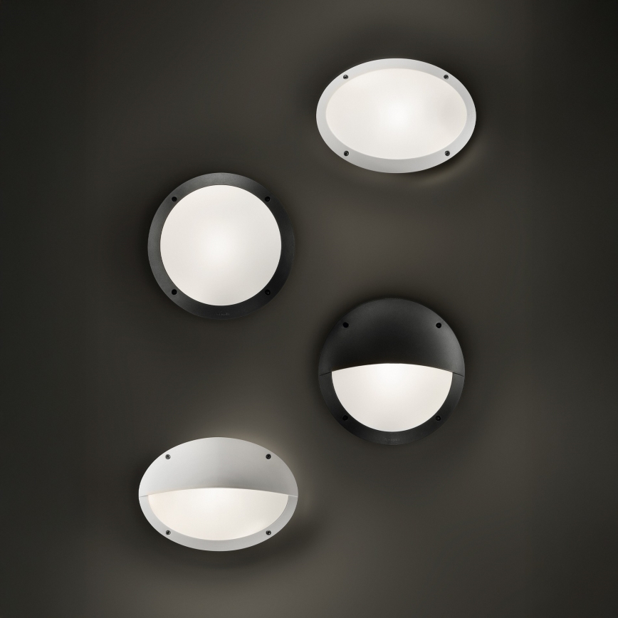 Ideal Lux - Zewnętrzny kinkiet POLAR 1xE27/23W/230V IP66 biały