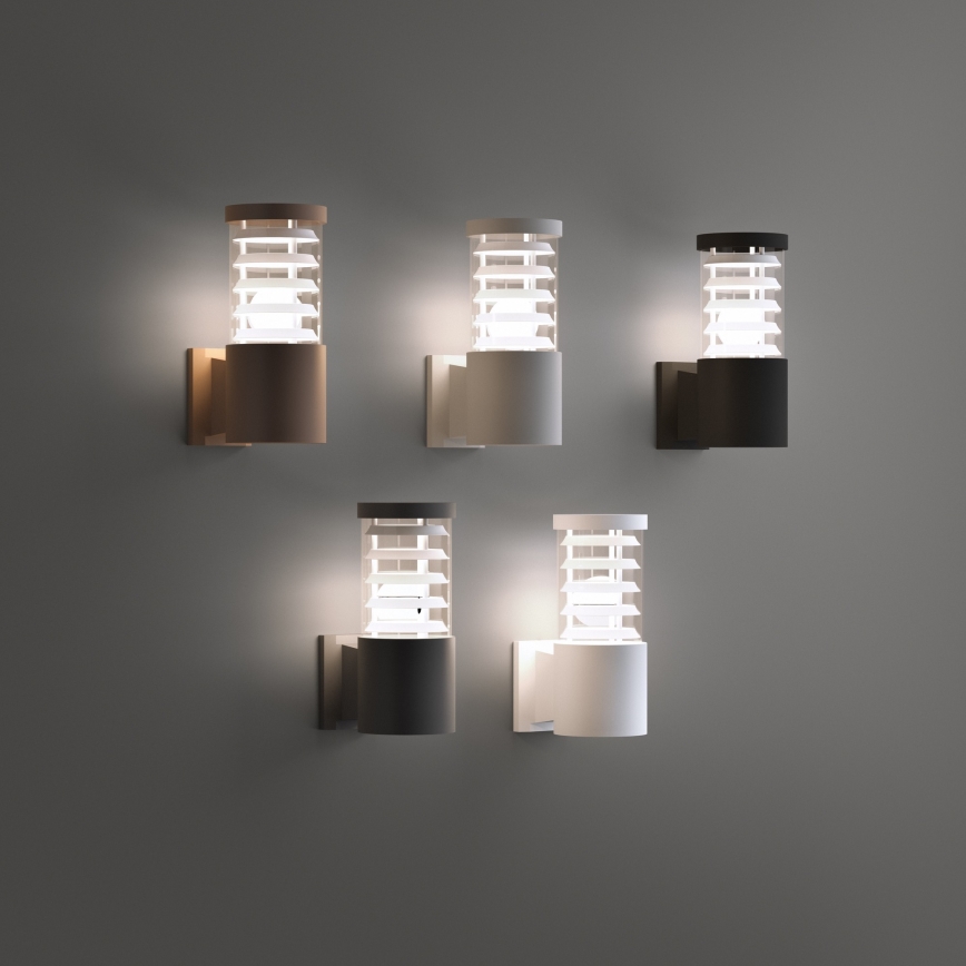 Ideal Lux - Zewnętrzny kinkiet TRONCO 1xE27/42W/230V IP44 antracyt