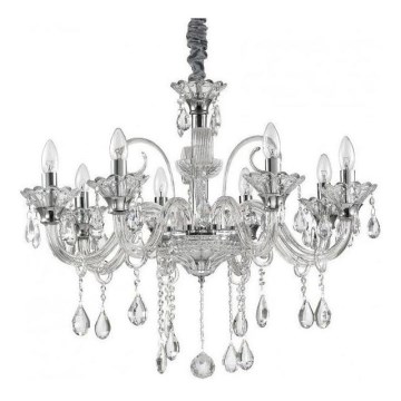 Ideal Lux - Żyrandol kryształowy na łańcuchu COLOSSAL 8xE14/40W/230V śr. 78 cm chrom błyszczący
