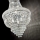 Ideal Lux - Żyrandol kryształowy na łańcuchu DUBAI 10xE14/28W/230V śr. 52 cm chrom błyszczący