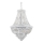 Ideal Lux - Żyrandol kryształowy na łańcuchu DUBAI 24xE14/28W/230V śr. 80 cm chrom błyszczący