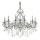 Ideal Lux - Żyrandol kryształowy na łańcuchu GIOCONDA 12xE14/40W/230V śr. 90 cm srebrny