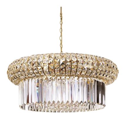 Ideal Lux - Żyrandol kryształowy na łańcuchu NABUCCO 16xE14/40W/230V śr. 70 cm złoty