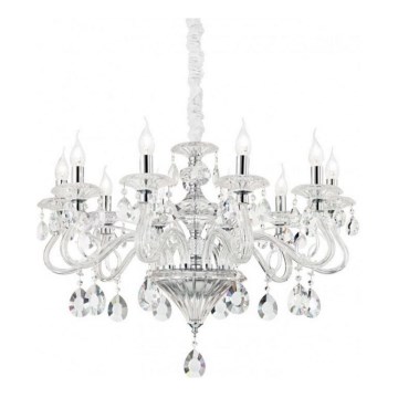 Ideal Lux - Żyrandol kryształowy na łańcuchu NEGRESCO 8xE14/28W/230V śr. 73,5 cm przezroczysty