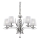 Ideal Lux - Żyrandol kryształowy na łańcuchu PEGASO 5xE14/28W/230V śr. 72 cm chrom błyszczący