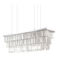 Ideal Lux - Żyrandol kryształowy na lince MARTINEZ 8xE14/40W/230V chrom błyszczący