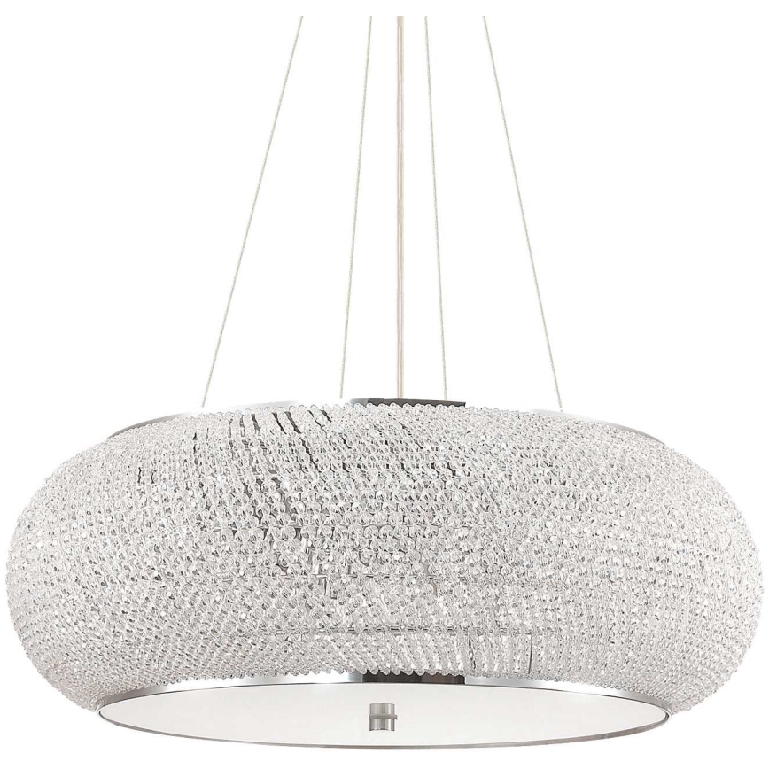 Ideal Lux - Żyrandol kryształowy na lince PASHA 14xE14/40W/230V śr. 65 cm chrom błyszczący