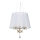 Ideal Lux - Żyrandol kryształowy na lince PEGASO 3xE14/28W/230V śr. 40 cm złoty