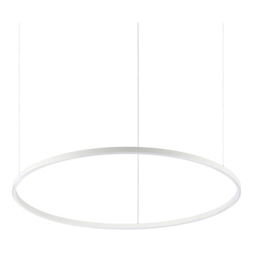 Ideal Lux - Żyrandol LED na lince ORACLE SLIM LED/53W/230V 4000K CRI 90 śr. 90 cm biały