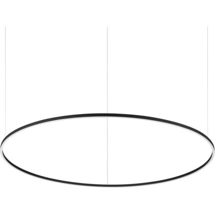 Ideal Lux - Żyrandol LED na linkach ORACLE SLIM LED/83W/230V 2700K CRI 90 Śr. 150 cm czarny