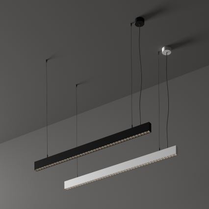 Ideal Lux - Żyrandol LED na linkach OFFICE LED/30W/230V 3000K CRI 90 czarny