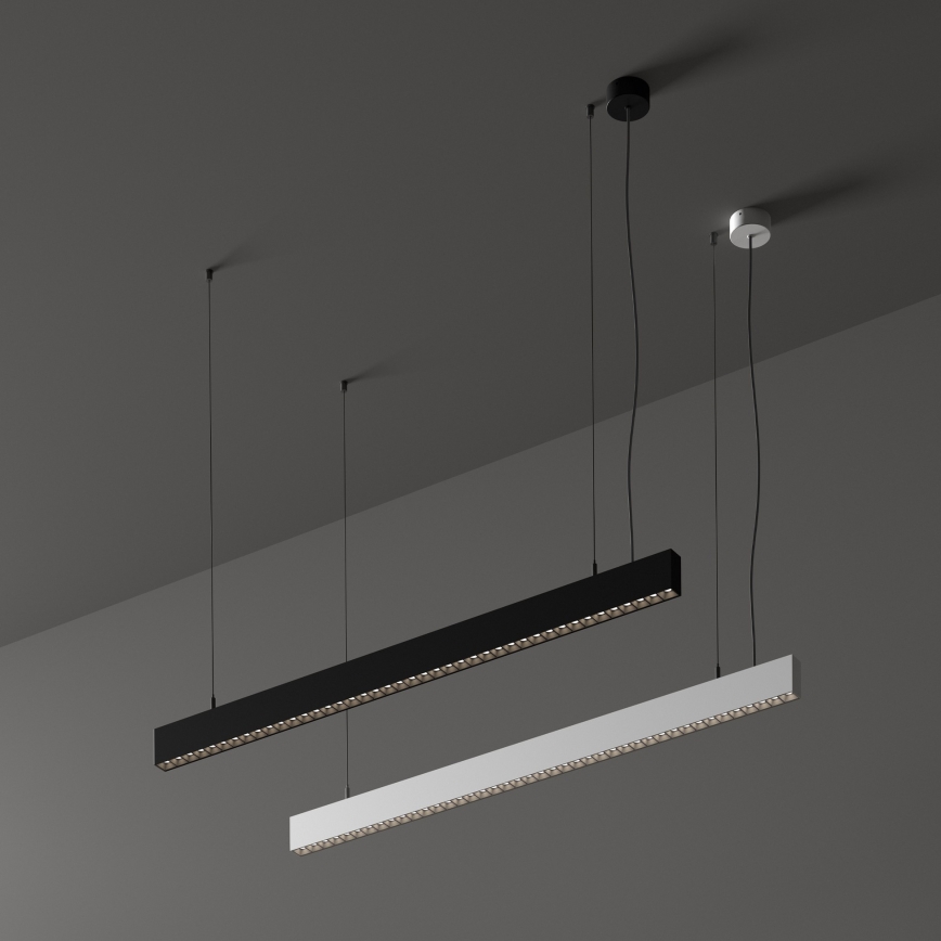 Ideal Lux - Żyrandol LED na linkach OFFICE LED/30W/230V 3000K CRI 90 czarny