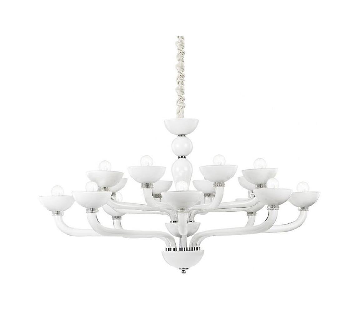 Ideal Lux - Żyrandol na łańcuchu CASANOVA 16xE14/40W/230V śr. 120 cm biały