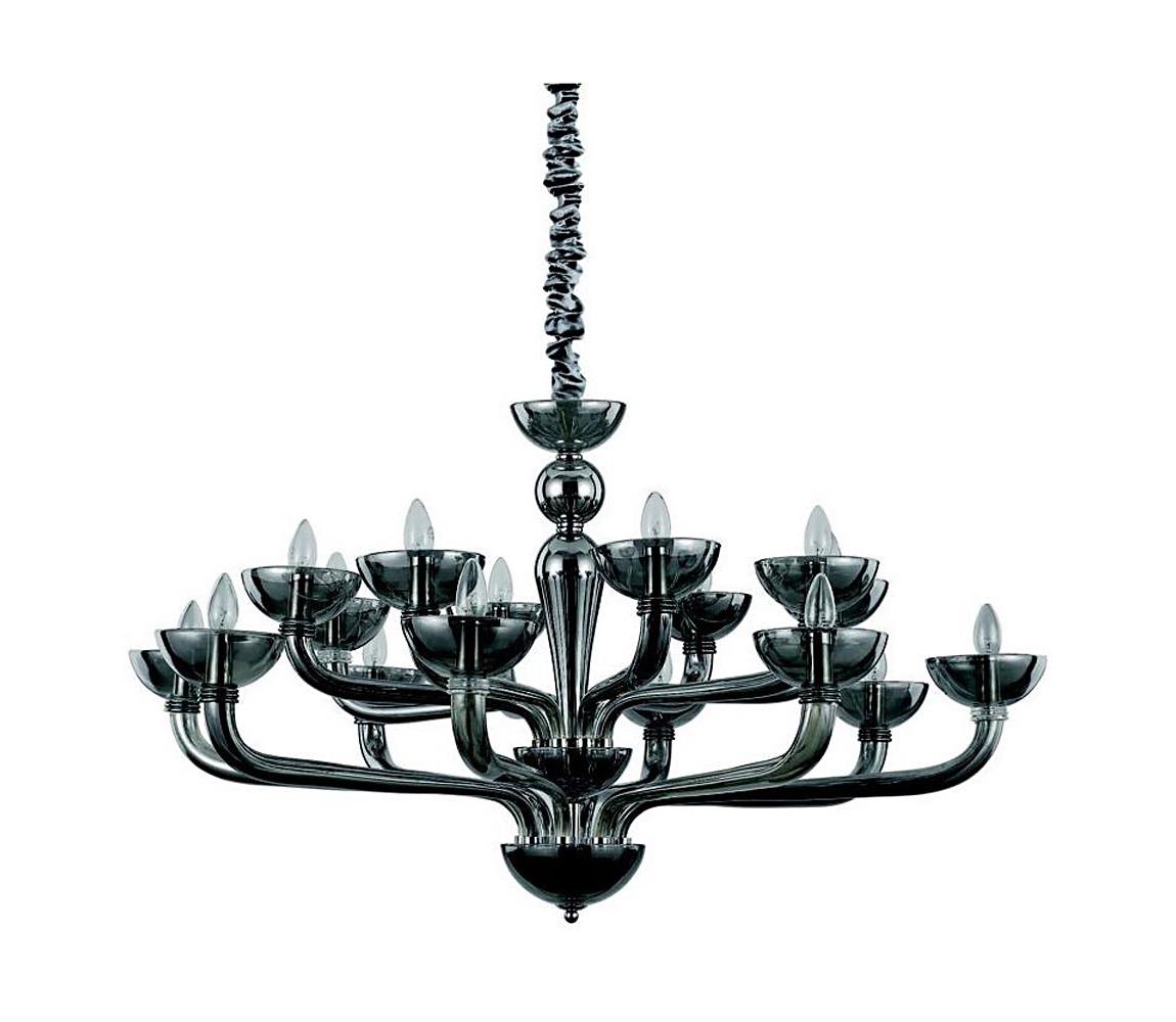 Ideal Lux - Żyrandol na łańcuchu CASANOVA 16xE14/40W/230V śr. 120 cm szary