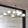 Ideal Lux - Żyrandol na drążku GOURMET 9xE14/28W/230V śr. 131,5 cm złoty