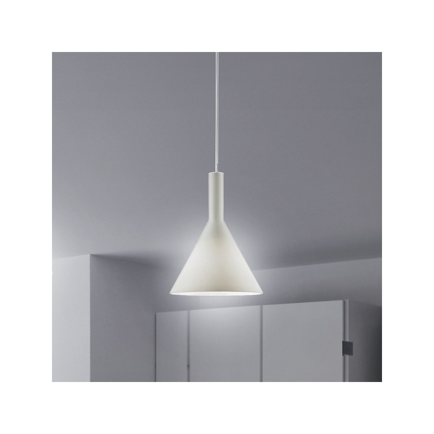 Ideal Lux - Żyrandol na drucie 1xE14/40W/230V biały