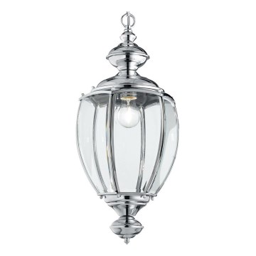 Ideal Lux - Żyrandol na łańcuchu 1xE27/60W/230V śr. 25 cm błyszczący chrom