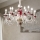 Ideal Lux - Żyrandol na łańcuchu BARONET 15xE14/40W/230V śr. 88 cm czerwony