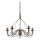 Ideal Lux - Żyrandol na łańcuchu CORTE 5xE14/40W/230V śr. 54 cm miedź