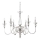 Ideal Lux - Żyrandol na łańcuchu DOGE 6xE14/40W/230V śr. 75 cm chrom błyszczący