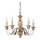 Ideal Lux - Żyrandol na łańcuchu FIRENZE 5xE14/40W/230V śr. 55 cm złoty