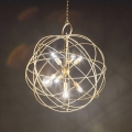Ideal Lux - Żyrandol na łańcuchu KONSE 7xE27/60W/230V śr. 80 cm złoty