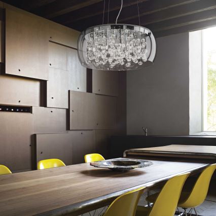 Ideal Lux - Żyrandol na lince AUDI 8xG9/40W/230V śr. 50 cm