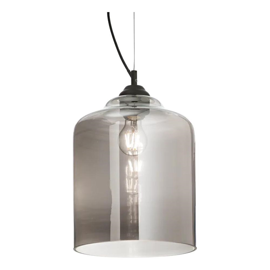 Ideal Lux - Żyrandol na lince BISTRO 1xE27/60W/230V śr. 24 cm dym