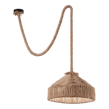 Ideal Lux - Żyrandol na lince CANAPA 1xE27/15W/230V śr. 41 cm brązowe