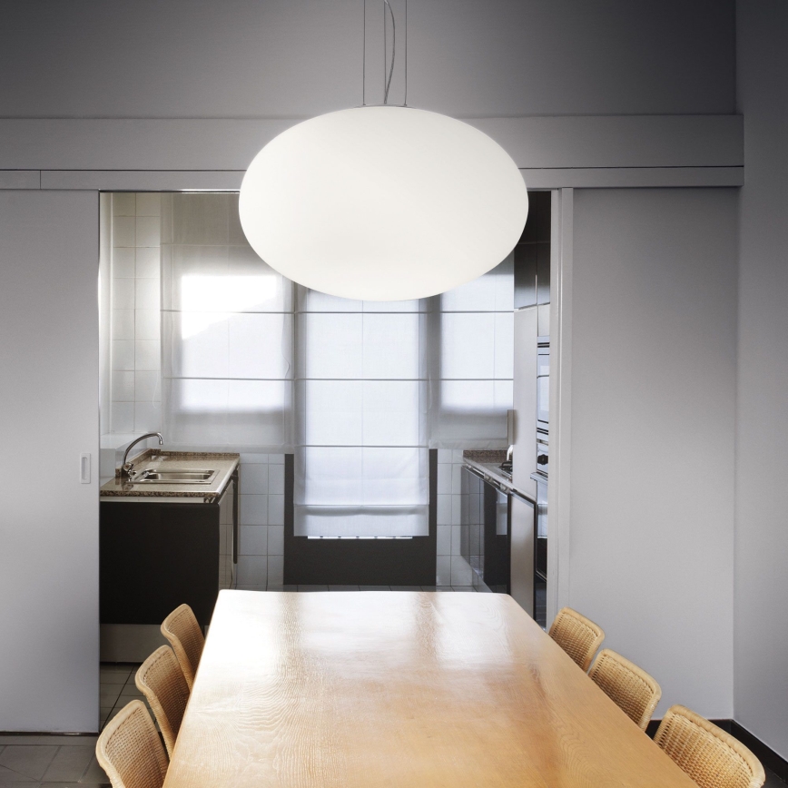 Ideal Lux - Żyrandol na lince CANDY 1xE27/42W/230V śr. 50 cm biały