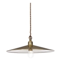 Ideal Lux - Żyrandol na lince CANTINA 1xE27/42W/230V śr. 35 cm brąz