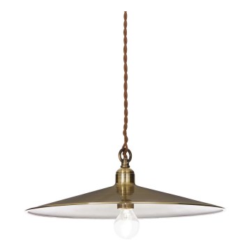 Ideal Lux - Żyrandol na lince CANTINA 1xE27/42W/230V śr. 35 cm brąz