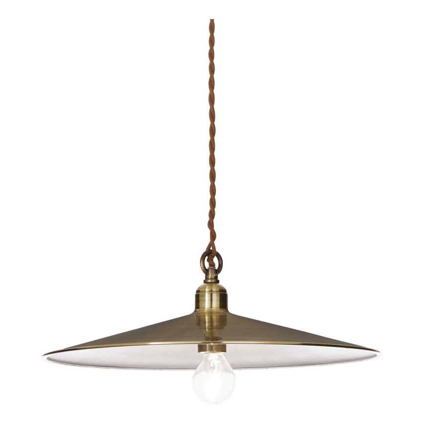 Ideal Lux - Żyrandol na lince CANTINA 1xE27/42W/230V śr. 35 cm brąz