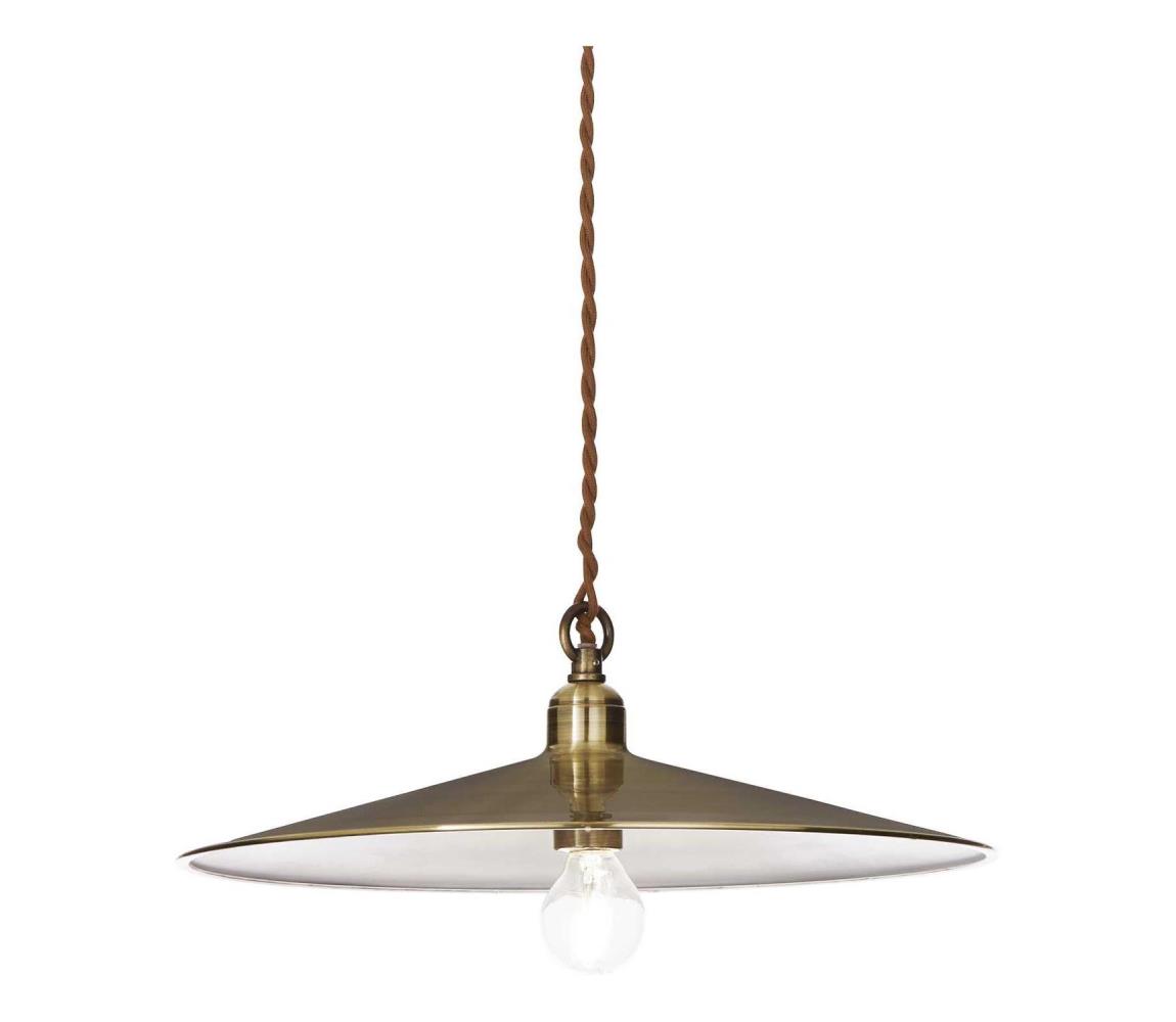 Ideal Lux - Żyrandol na lince CANTINA 1xE27/42W/230V śr. 35 cm brąz