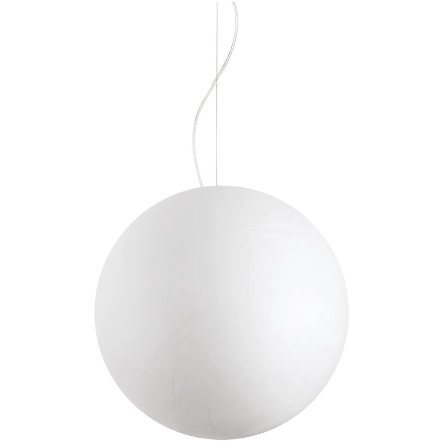 Ideal Lux - Żyrandol na lince CARTA 1xE27/25W/230V śr. 50 cm biały