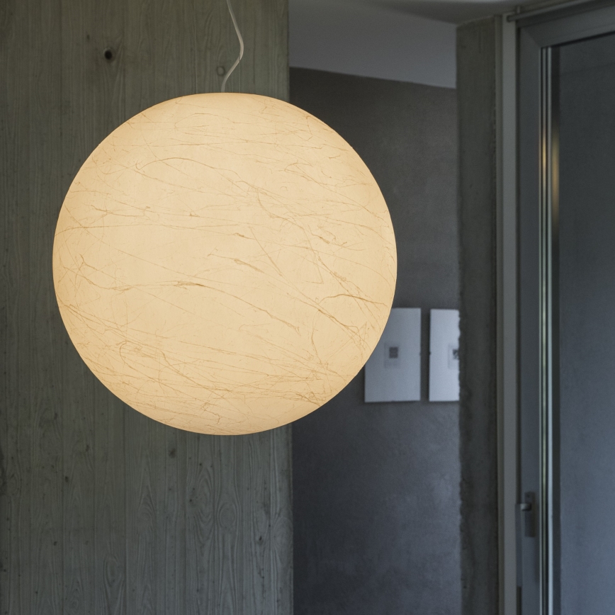 Ideal Lux - Żyrandol na lince CARTA 1xE27/25W/230V śr. 50 cm biały