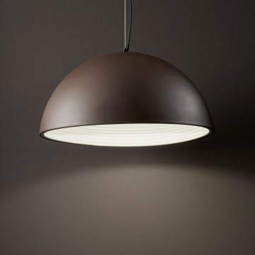 Ideal Lux - Żyrandol na lince FOLK 1xE27/60W/230V śr. 40 cm brązowy