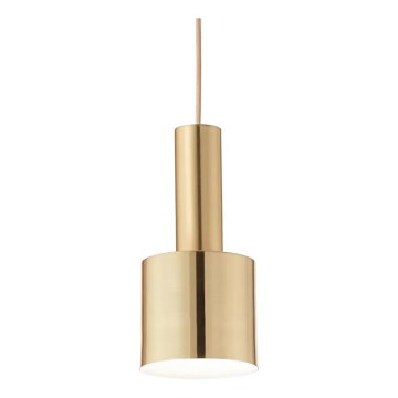 Ideal Lux - Żyrandol na lince HOLLY 1xE27/60W/230V śr. 12 cm mosiądz