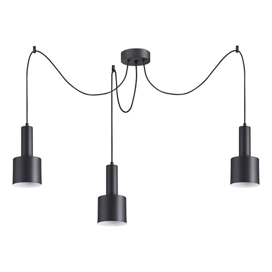 Ideal Lux - Żyrandol na lince HOLLY 3xE27/60W/230V pająk czarny