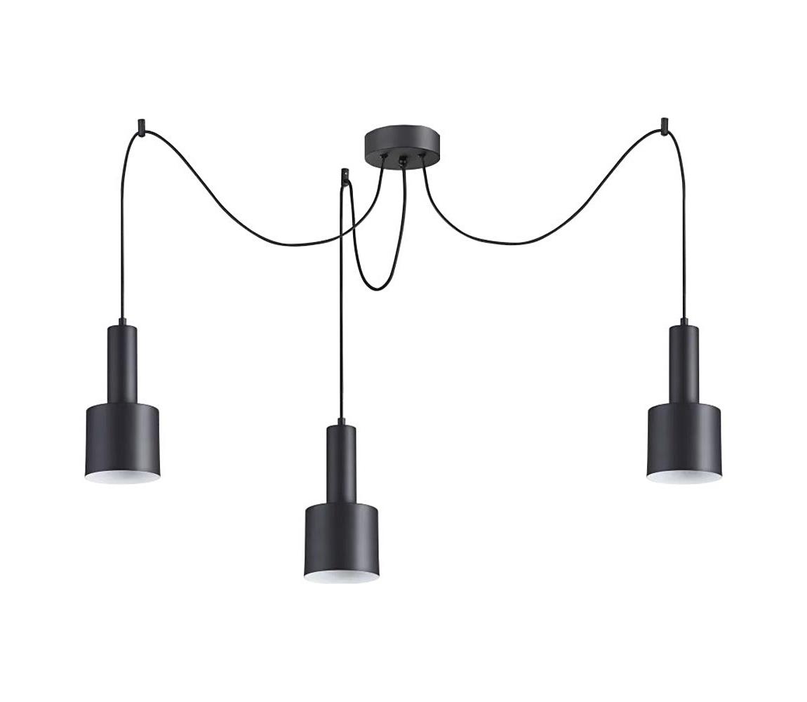 Ideal Lux - Żyrandol na lince HOLLY 3xE27/60W/230V pająk czarny
