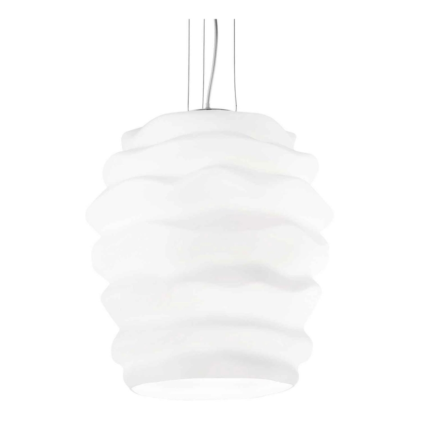 Ideal Lux - Żyrandol na lince KARMA 1xE27/60W/230V śr. 38 cm biały