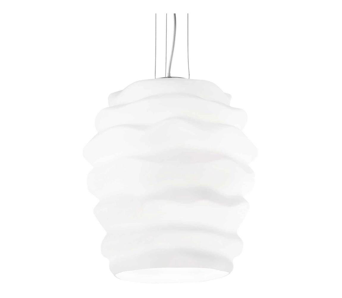 Ideal Lux - Żyrandol na lince KARMA 1xE27/60W/230V śr. 38 cm biały